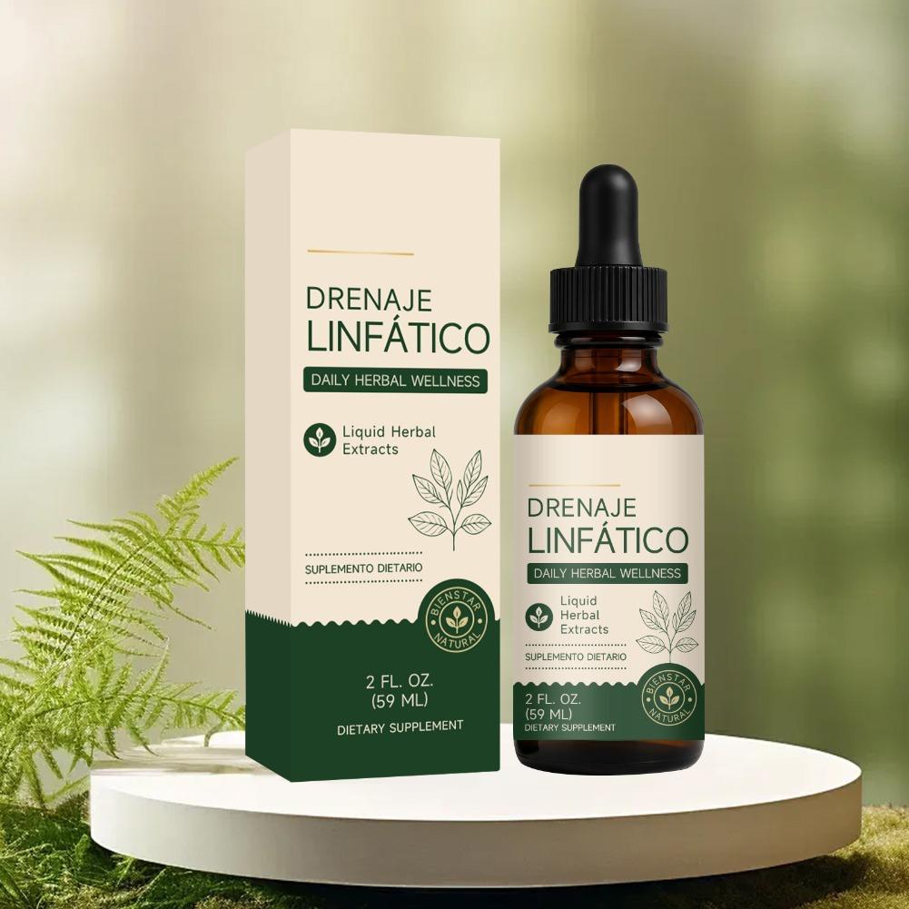 Herbal And Wellness - Gocce per Drenaggio Linfatico 59ml, Integratore