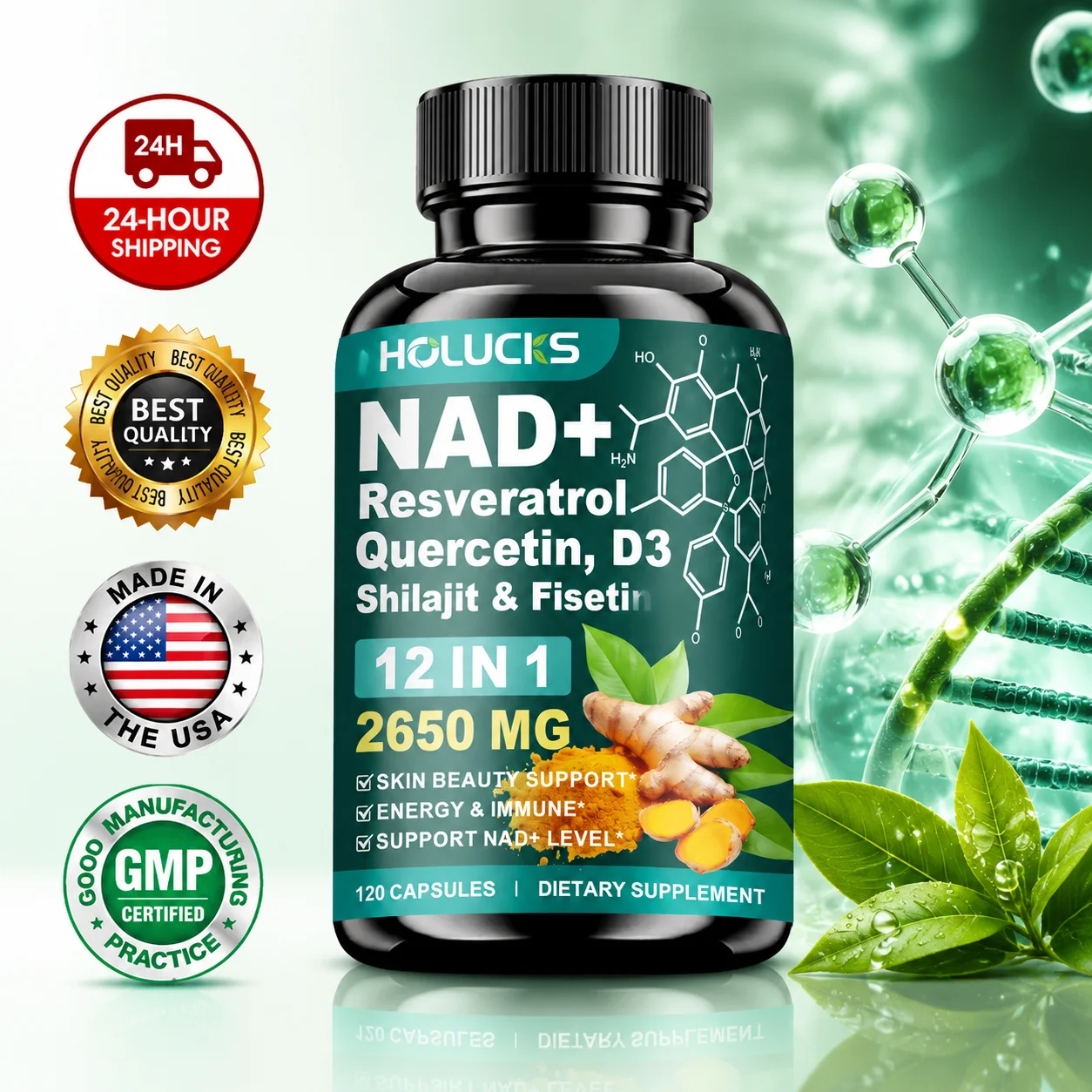 Integratore NAD+ ad alta poten - Wellness Quercetin recensione e prezzo